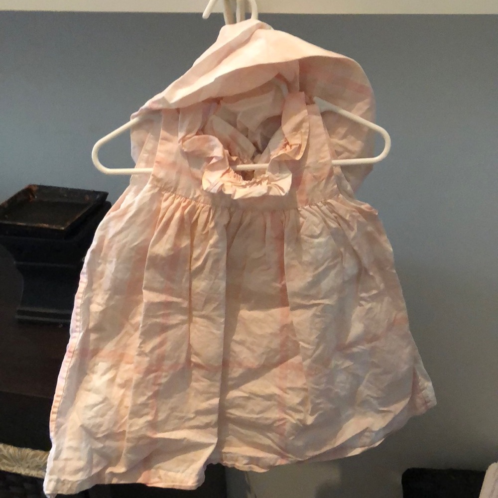Pink Burberry dress with bloomers